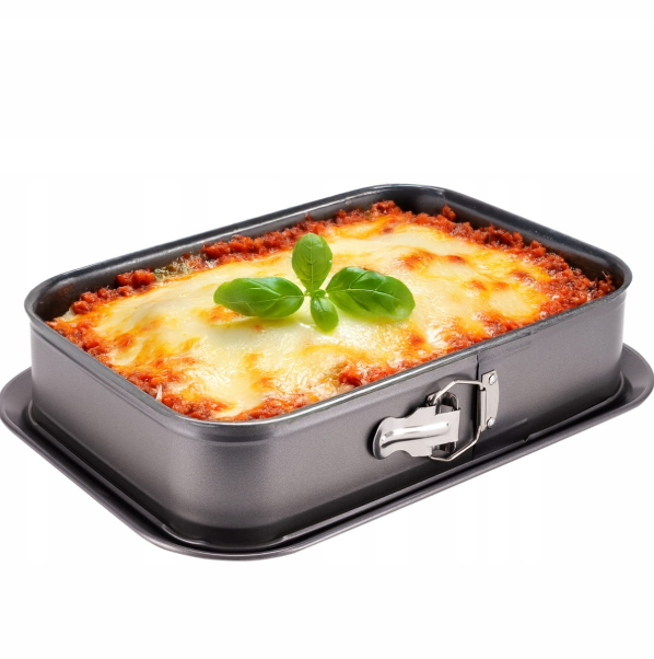 Форма для запікання Kamille Vizo зі змінним дном вуглецева сталь 39,5x28x8 см (6040) - фото 3 Форма для запікання Kamille Vizo зі змінним дном вуглецева сталь 39,5x28x8 см (6040) - фото 3