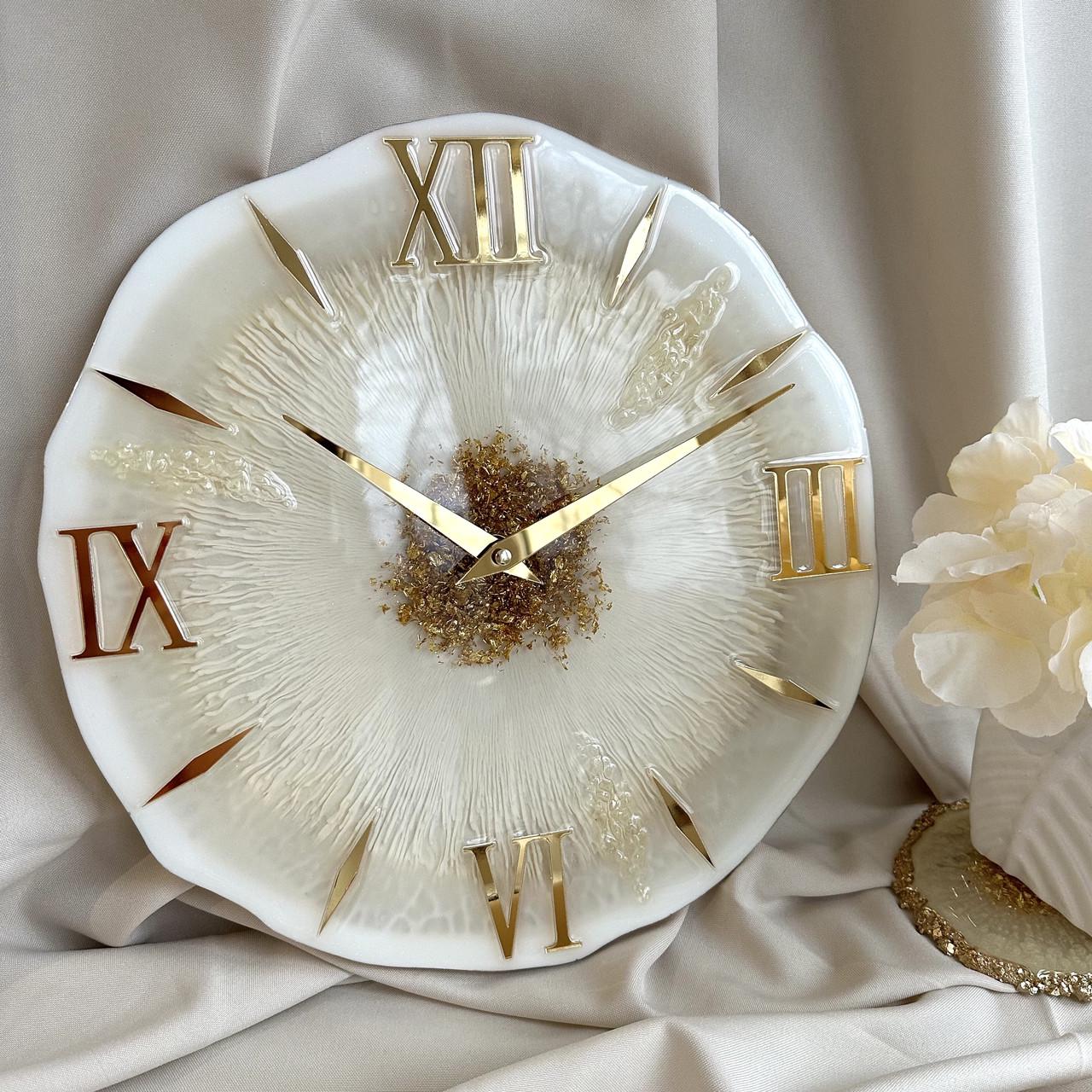 Часы настенные из эпоксидной смолы EPOXY M91 32x32 см