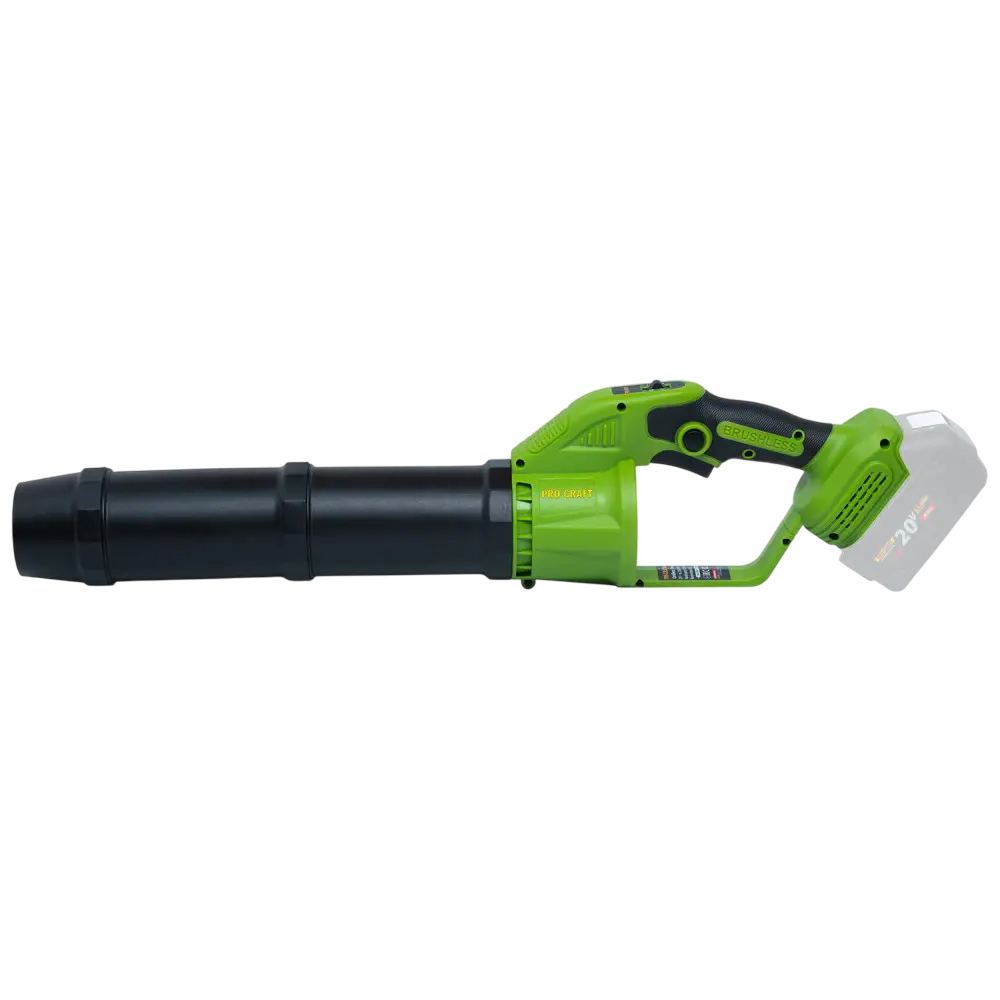 Повітродувка акумуляторна безщіткова ProCraft PB24 без акумулятора та без зарядного пристрою з 3 насадками