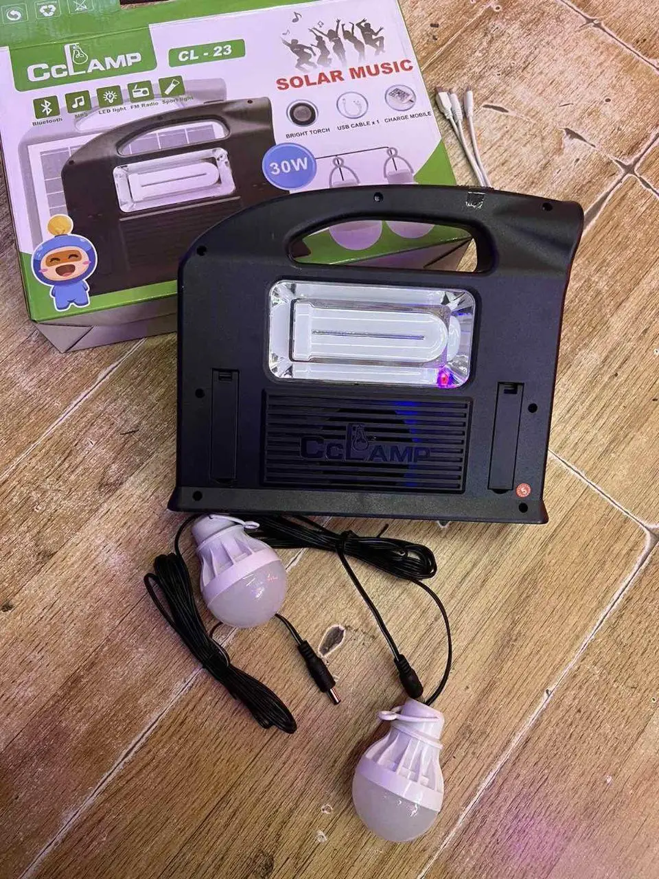Фонарь Cclamp CL-23 2 лампочки/солнечная панель/повербанк (09070549) - фото 4 Фонарь Cclamp CL-23 2 лампочки/солнечная панель/повербанк (09070549) - фото 4