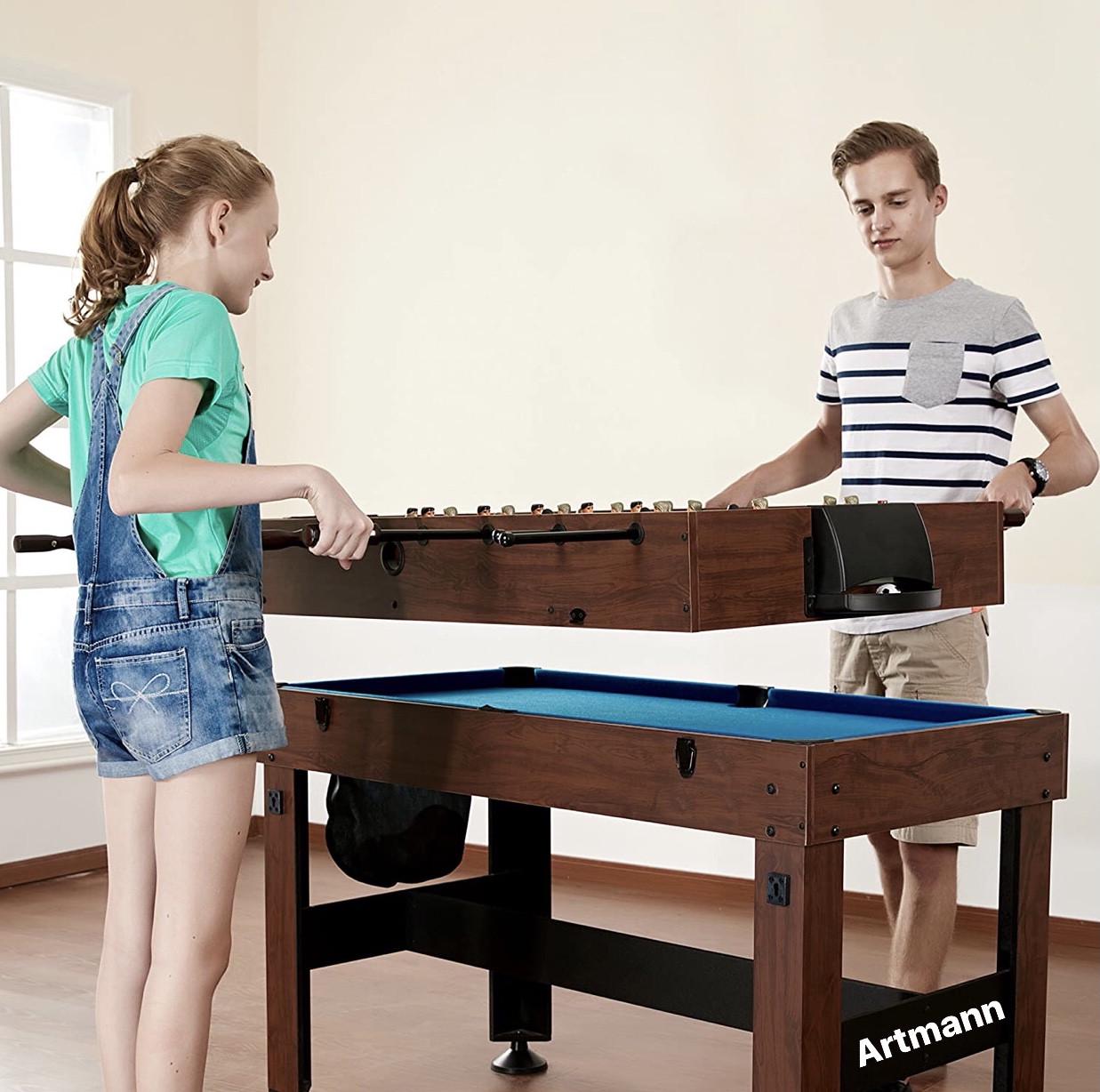 Стіл ігровий SANTOS 121х62х90см Artmann для дому/чгромадського закладу 4в1 - фото 3 Стіл ігровий SANTOS 121х62х90см Artmann для дому/чгромадського закладу 4в1 - фото 3