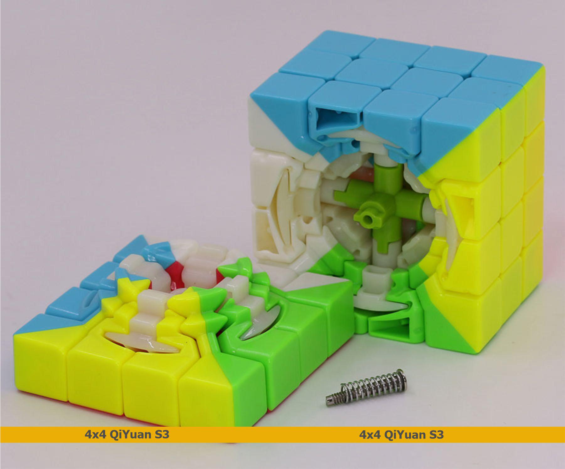 Головоломка кубик QiYi QiYuan S3 4x4 stickerless Цветной (134239) - фото 8 Головоломка кубик QiYi QiYuan S3 4x4 stickerless Цветной (134239) - фото 8