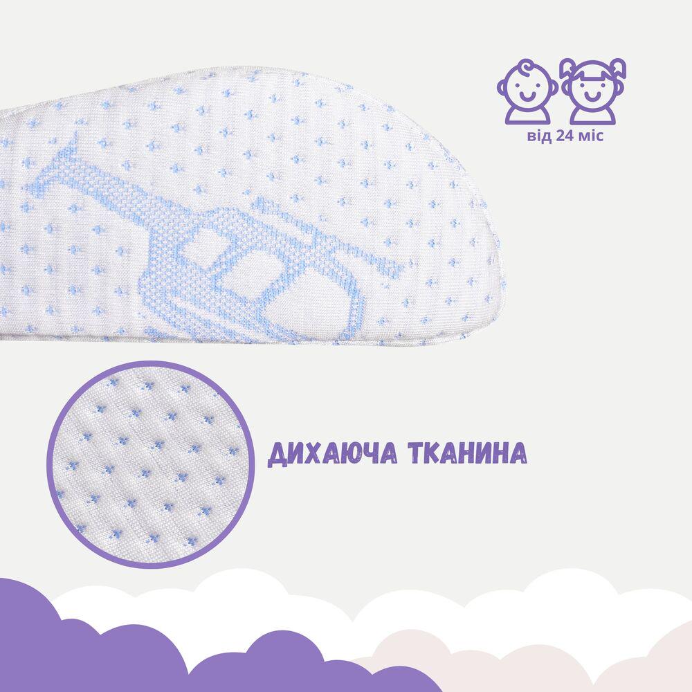 Подушка детская PAPAELLA MEMORY FOAM анатомическая ортопедическая 47х30х8х5 см (11789) - фото 10