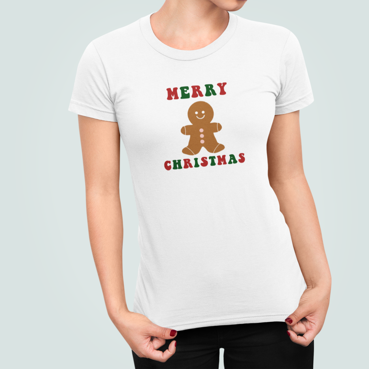 Футболка жіноча новорічна Stedman з принтом "Merry Christmas" Імбирний пряник XL Білий (НГ186.1-9) Футболка жіноча новорічна Stedman з принтом "Merry Christmas" Імбирний пряник XL Білий (НГ186.1-9)