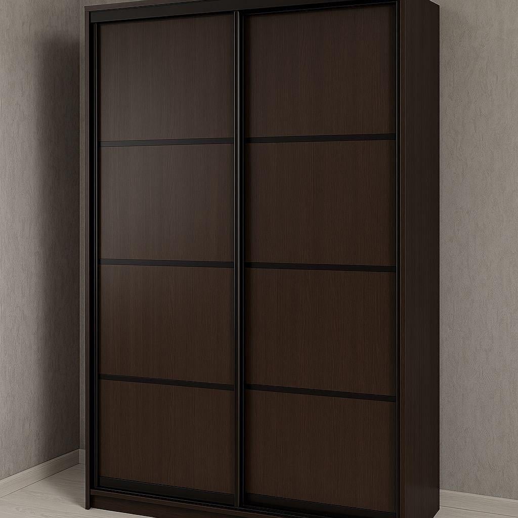 Шкаф купе Мириам комби 4 ДСП 900x2400x600 мм Венге Магия (20879)