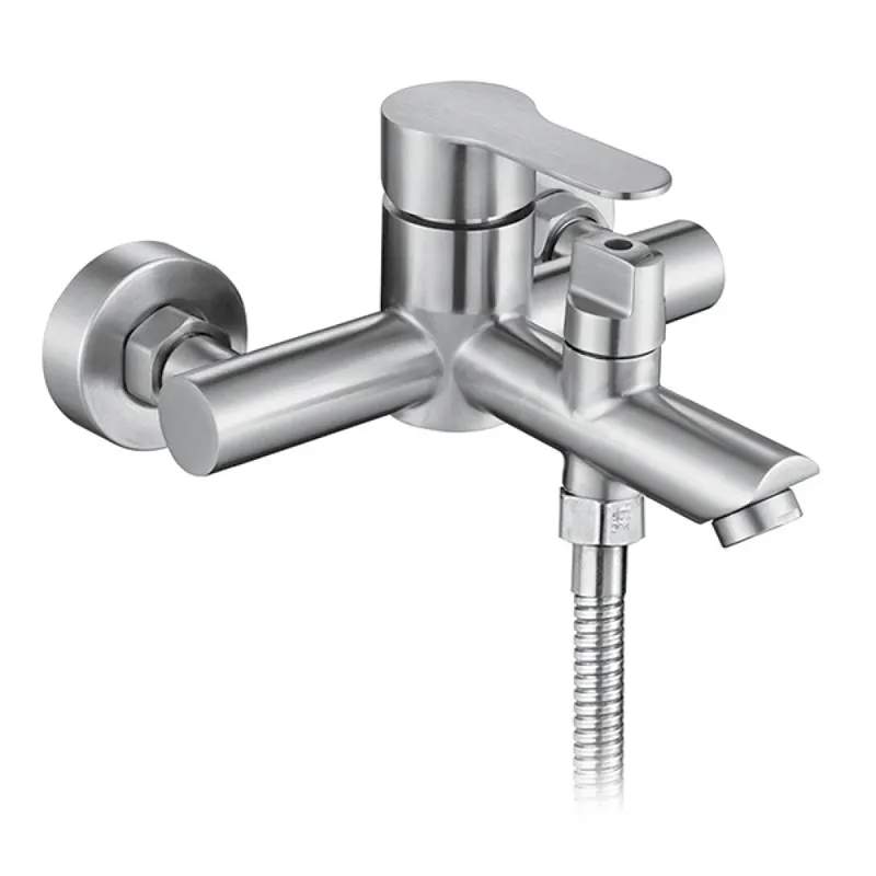 Смеситель для ванны Zerix DAX-142 Euro из нержавеющей стали SUS304 (ZX4824)