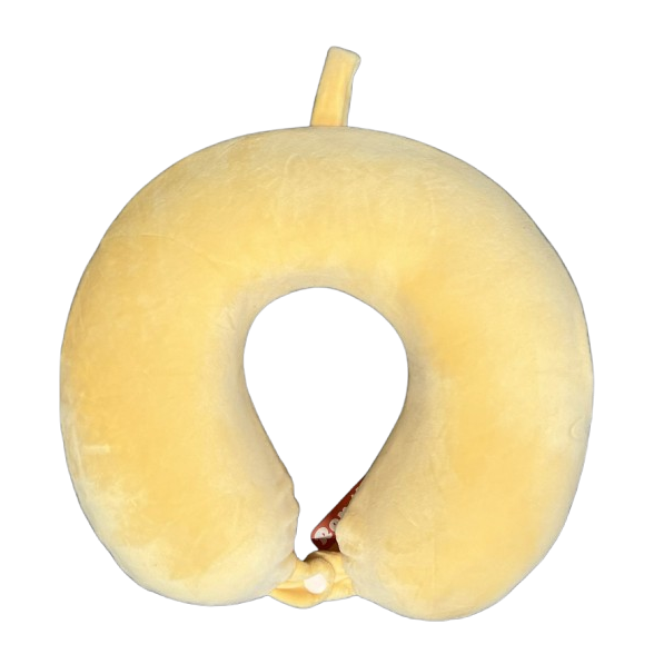 Подушка под шею Stenson Monochrome R94881 30x25 см Желтый (25308059)