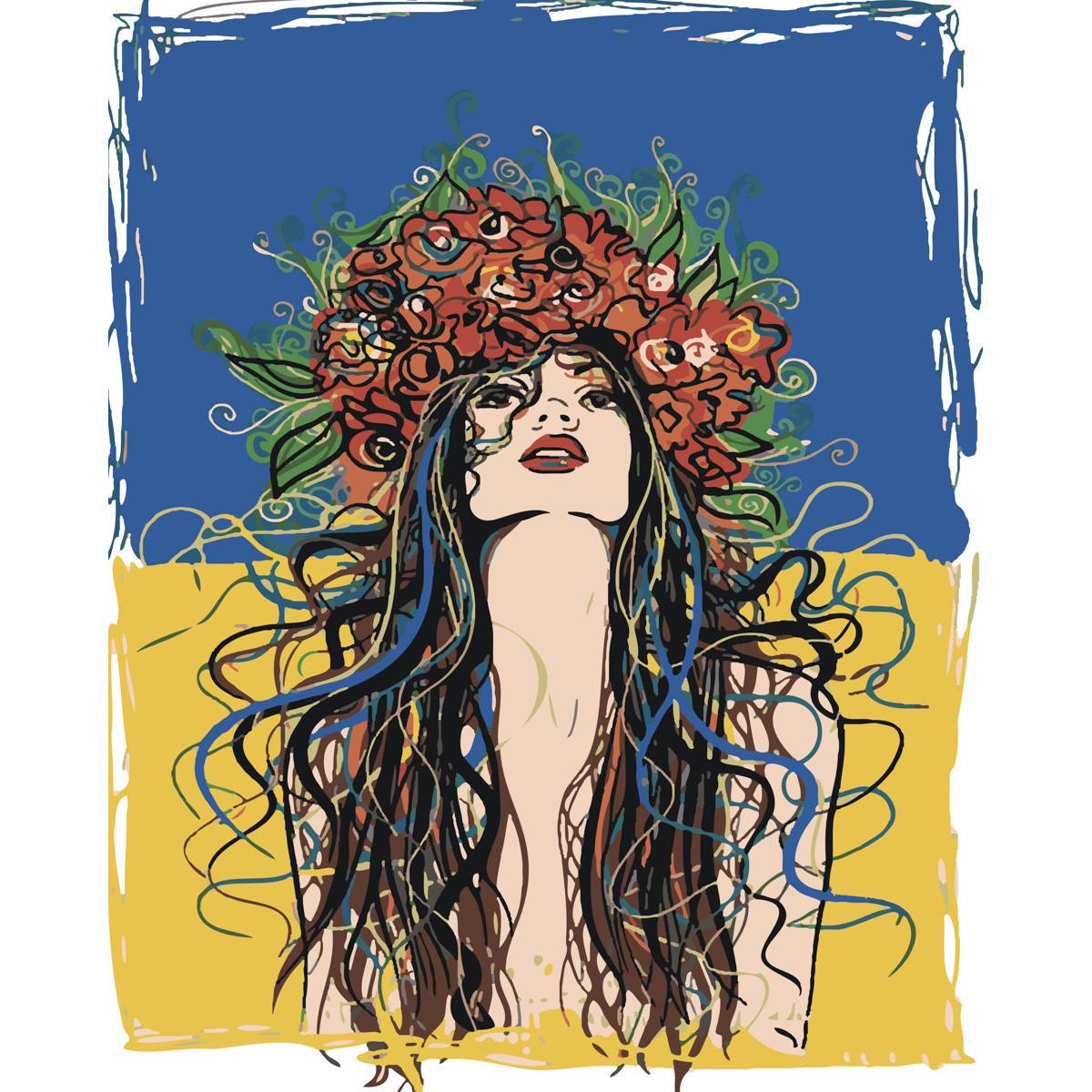 Картина по номерам Strateg Премиум Свободная и независимая с лаком 40х50 см (SY6540)