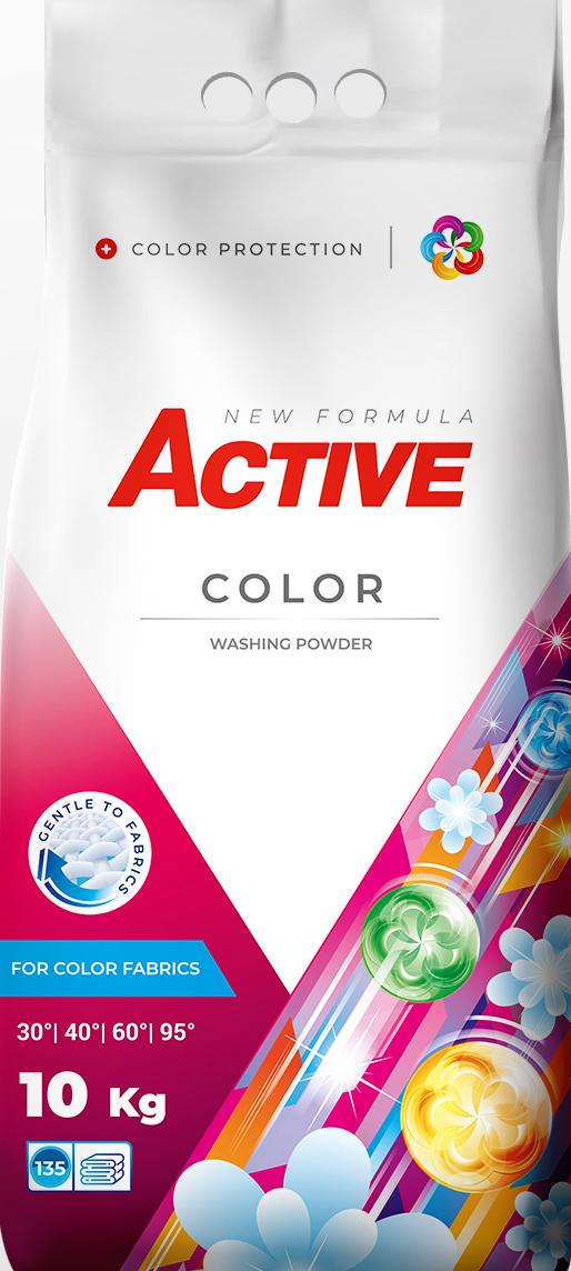 Пральний порошок ACTIVE Color 135 циклів прання 10 кг (14592)