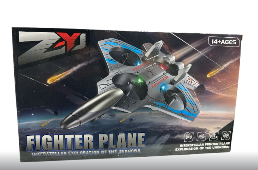 Літак на радіокеруванні 479-1 пульт 2,4 GHz підсвічування USB-кабель поворот на 360° 3,7V запасні лопаті та викрутка в коробці