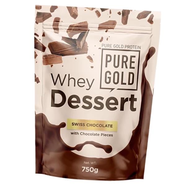 Десерт на основе многокомпонентного белка Whey Dessert Pure Gold 750 г Швейцарский шоколад (29618003) Десерт на основе многокомпонентного белка Whey Dessert Pure Gold 750 г Швейцарский шоколад (29618003)