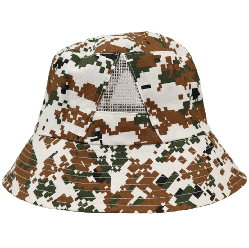 Панама пиксель-камуфляж с сеткой Оливковый (4123803)