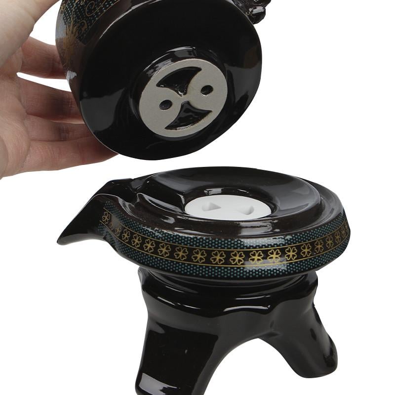 Сервиз для чайной церемонии Lesko #10 Цветок Глицинии на 6 персон Black (2471970940) - фото 4 Сервиз для чайной церемонии Lesko #10 Цветок Глицинии на 6 персон Black (2471970940) - фото 4