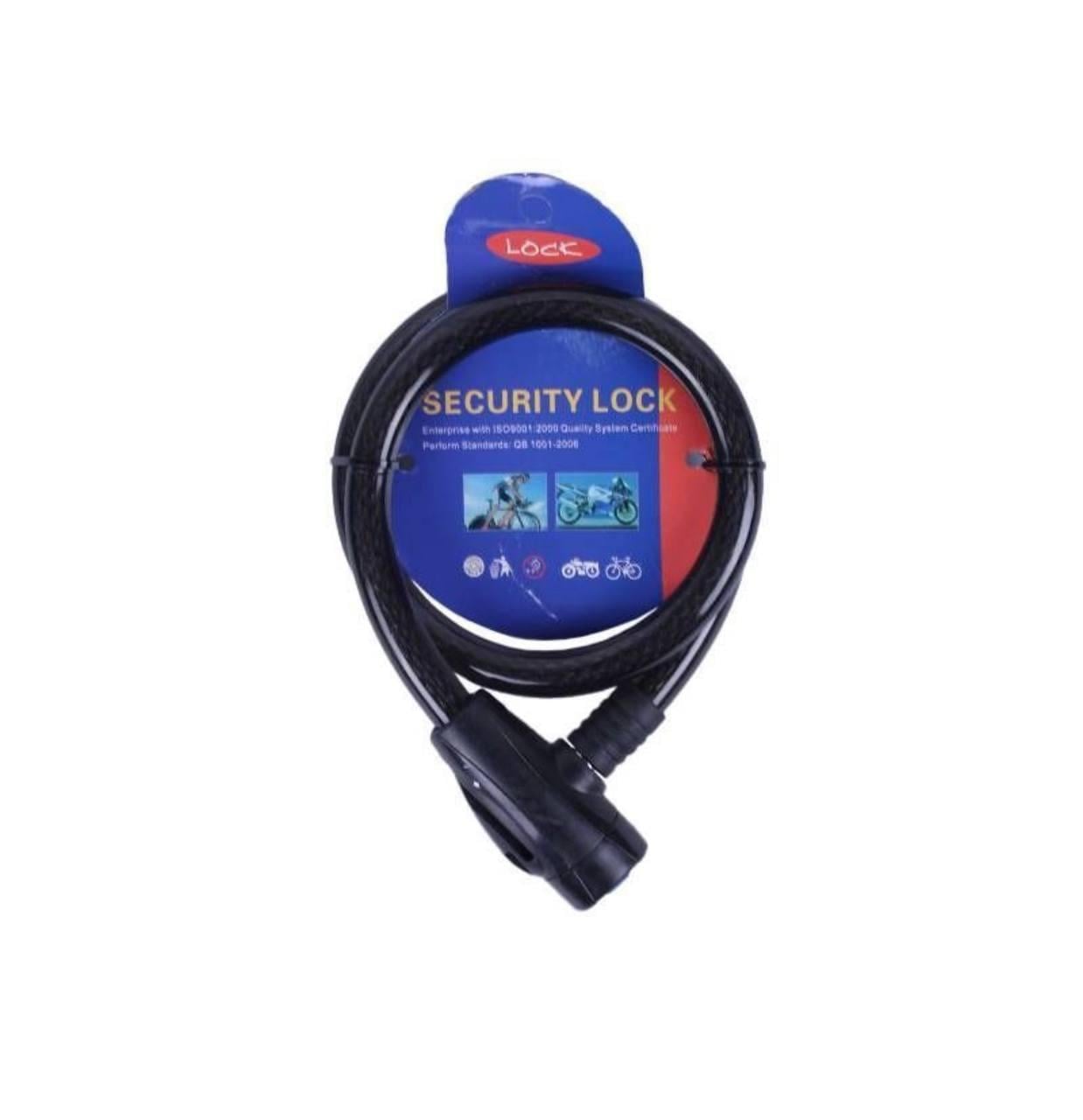 Велосипедний замок ZX1110 тросовий з ключем для велосипеда/мотоцикла/скутера 15x800 мм Велосипедний замок ZX1110 тросовий з ключем для велосипеда/мотоцикла/скутера 15x800 мм