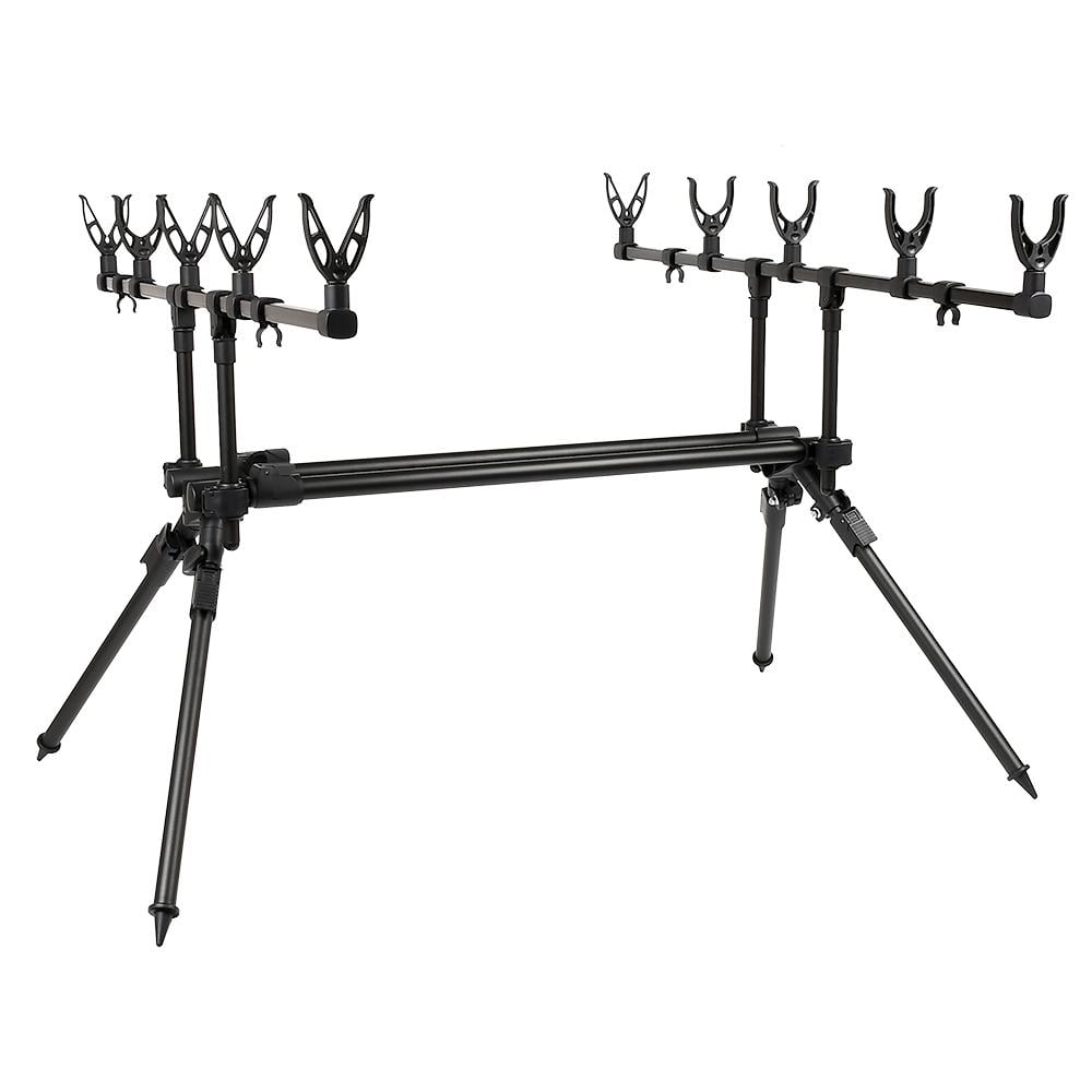 Підставка для вудок з чохлом Sams Fish Twin Carp 5 спінінгів 65-120 см Чорний (SF24338-5)