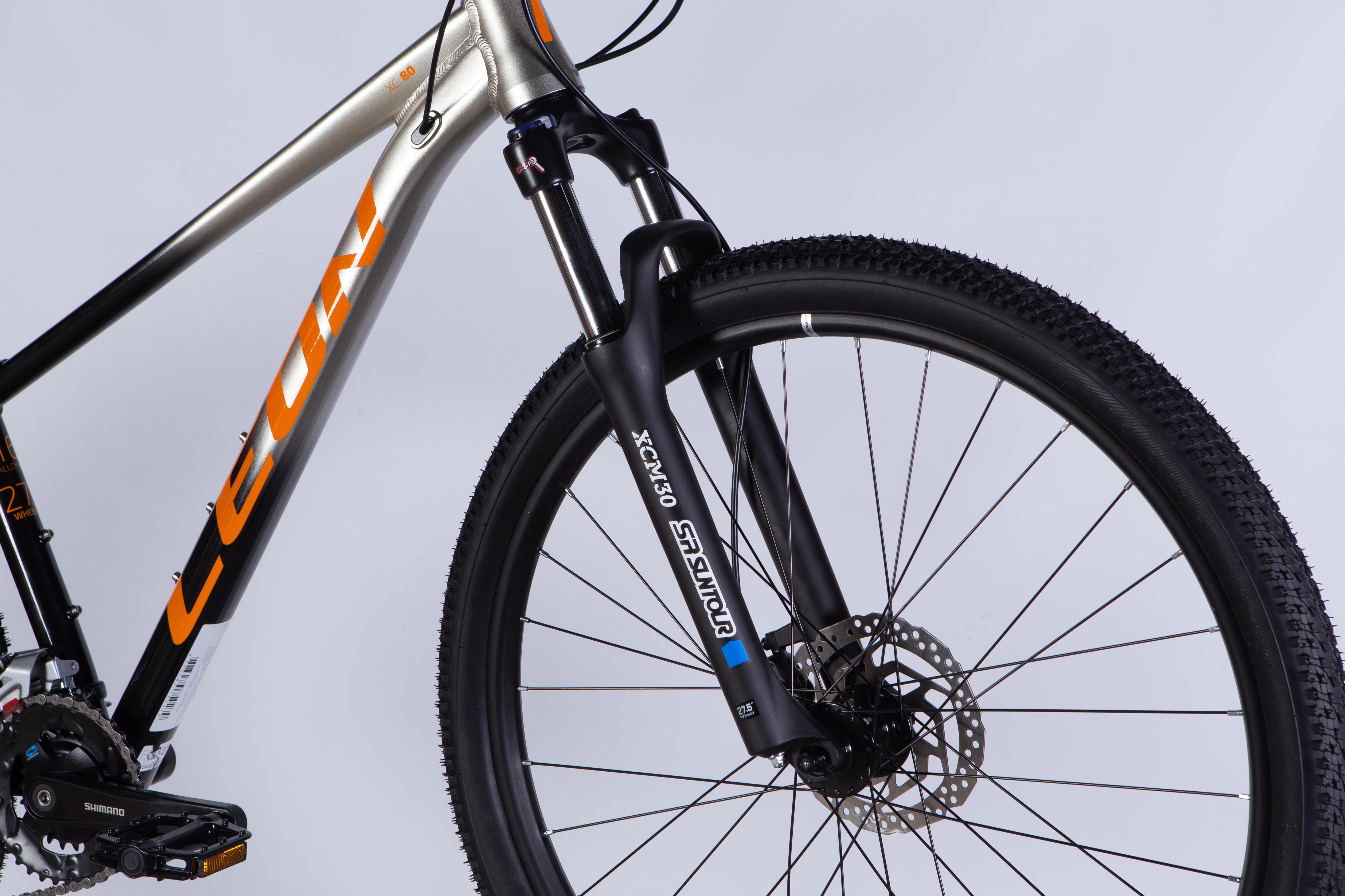 Велосипед Leon 2025 XC 80 HDD AL 27,5" рама 16" Серебристый с черным (OPS-LN-27,5-061) - фото 7 Велосипед Leon 2025 XC 80 HDD AL 27,5" рама 16" Серебристый с черным (OPS-LN-27,5-061) - фото 7