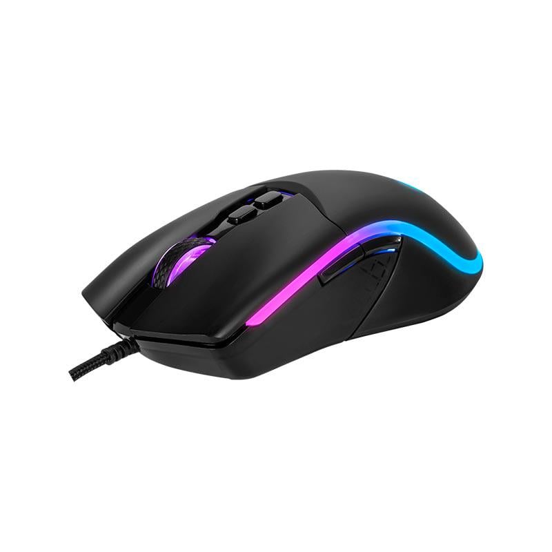 Компьютерная мышка игровая Marvo Wired Programmable Gaming Mouse M358 с RGB-подсветкой Черный (22562491) - фото 3