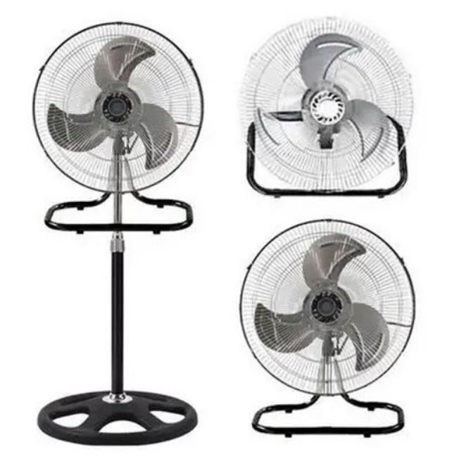 Вентилятор настольный/настенный Alfarid Fan 3в1 с металлическими лопастями и тремя скоростями 150 Вт 130x50 см (2104618620) - фото 3