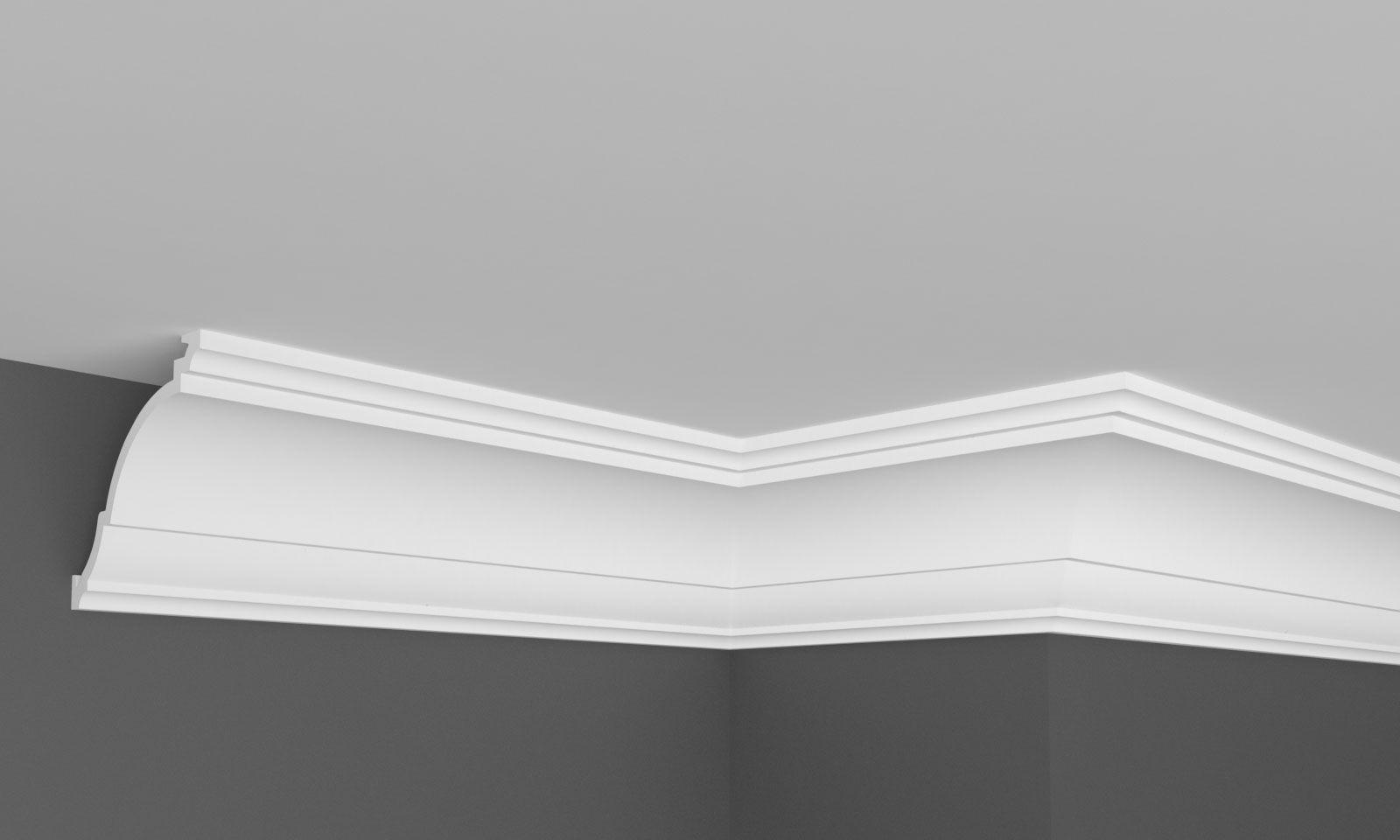 Карниз с гладким профилем Grand decor KH 912 70x70 мм 2000 мм (12369455)