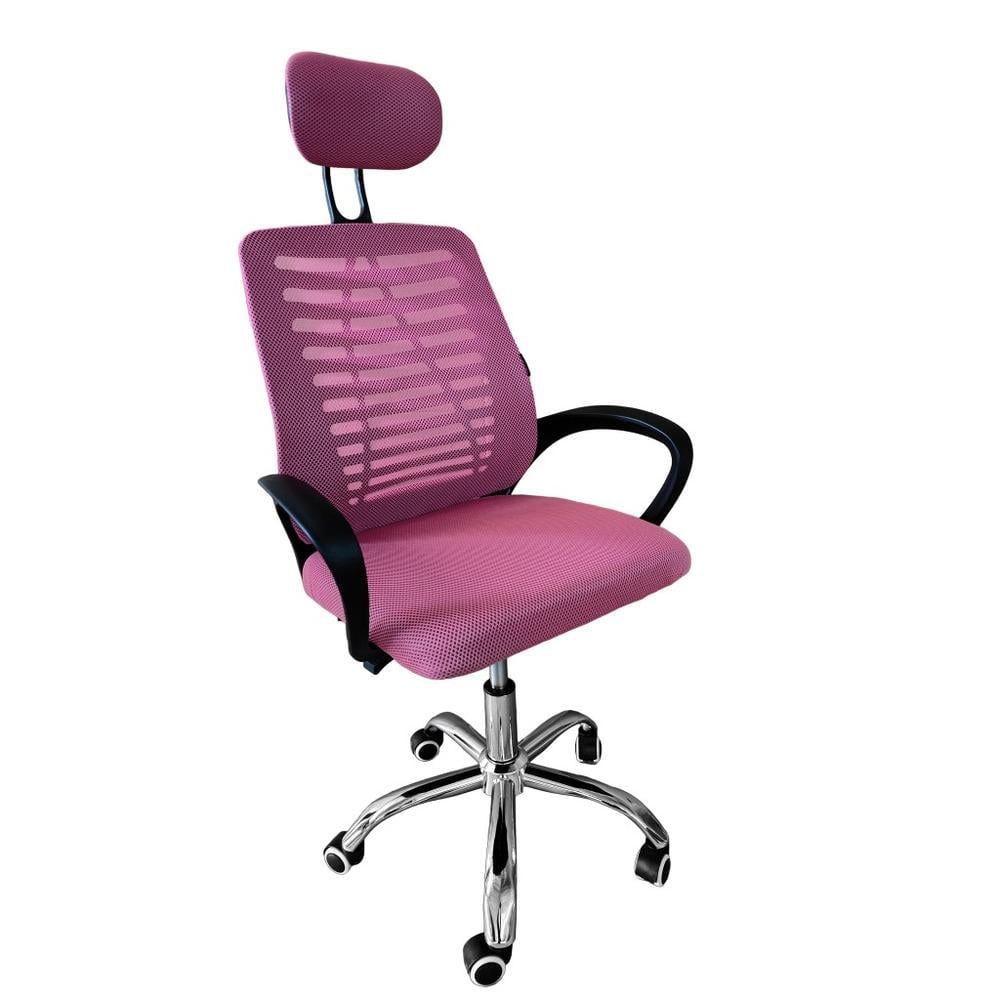 Кресло офисное Bonro B-6200 Розовый (14-76-42400128)