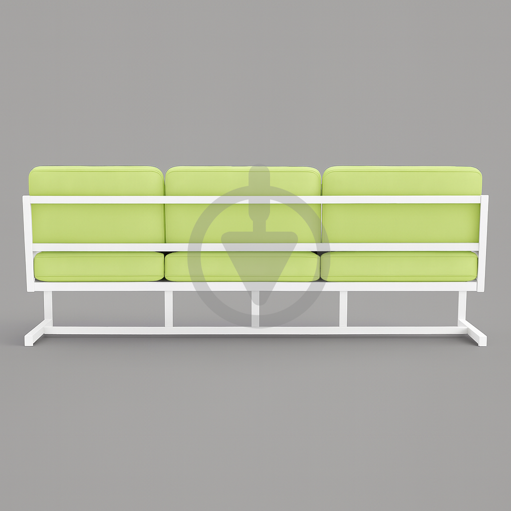 Диван металевий AVVS tech Атлас вуличний лофт оксфорд з підлокотниками 246 см Салатовий/Білий (30222855) - фото 3 Диван металевий AVVS tech Атлас вуличний лофт оксфорд з підлокотниками 246 см Салатовий/Білий (30222855) - фото 3