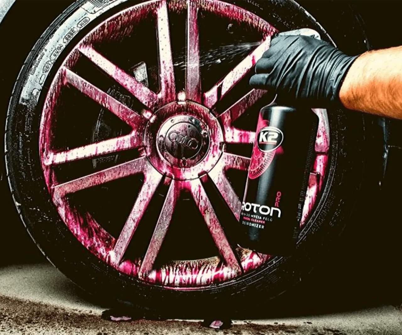 Очиститель колесных дисков К2 Roton PRO для удаления стойких загрязнений 1 л - фото 2 Очиститель колесных дисков К2 Roton PRO для удаления стойких загрязнений 1 л - фото 2