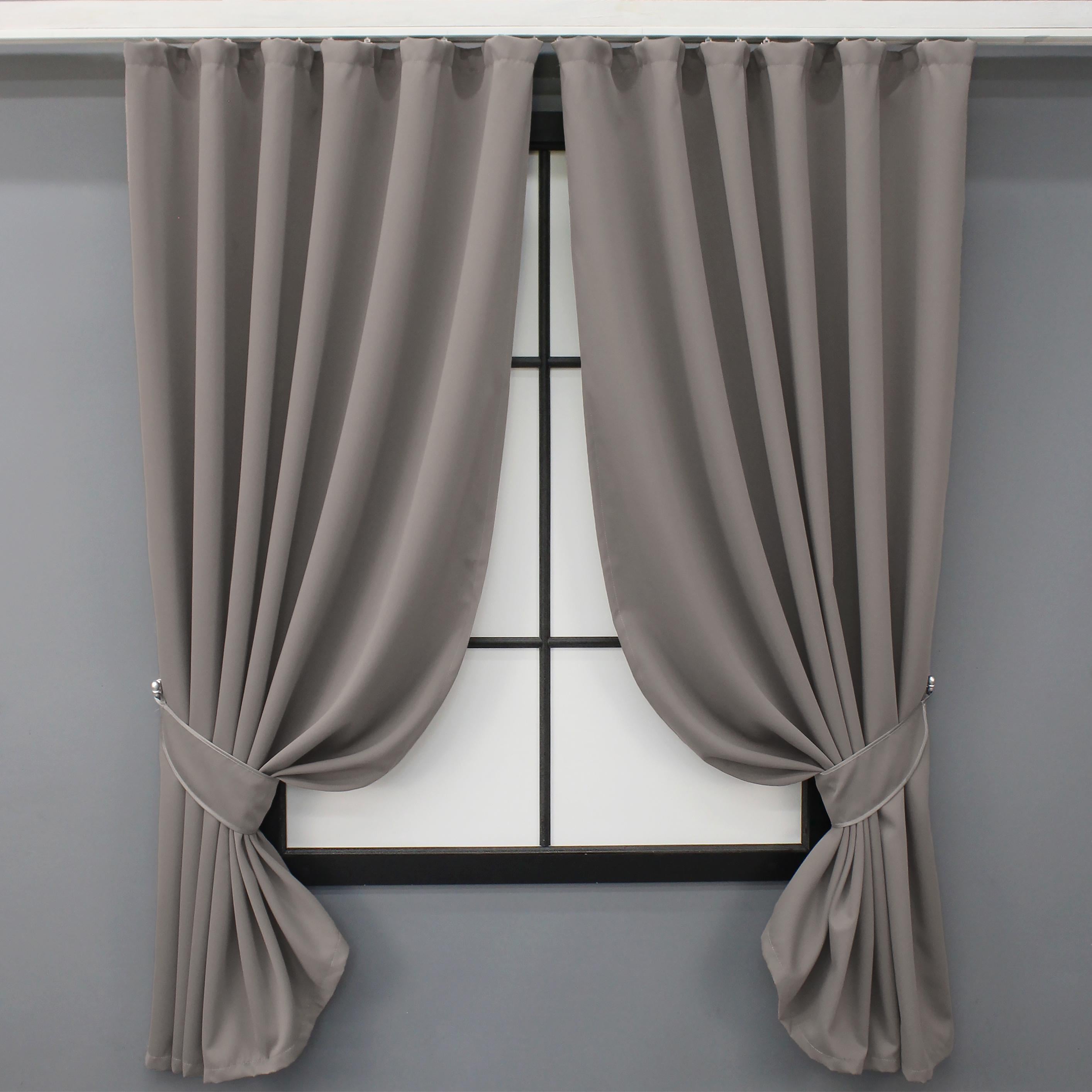 Комплект штор коротких VR-Textil Блэкаут Midnight № 1228ш 140х170 см 2 шт. Серый (35-0158) Комплект штор коротких VR-Textil Блэкаут Midnight № 1228ш 140х170 см 2 шт. Серый (35-0158)