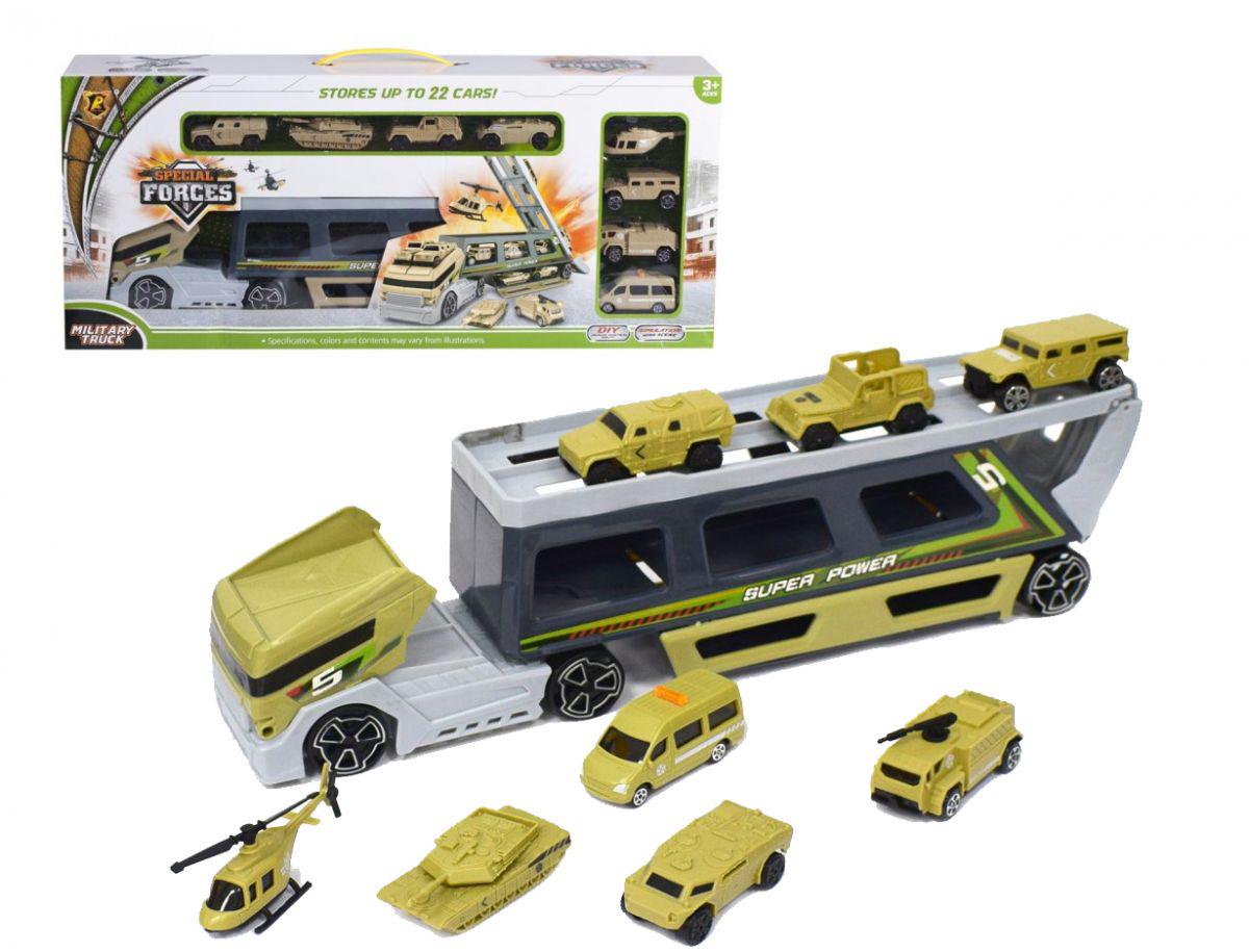 Ігровий набір трейлер peng rong Зелений (1-6-154525) - фото 2 Ігровий набір трейлер peng rong Зелений (1-6-154525) - фото 2