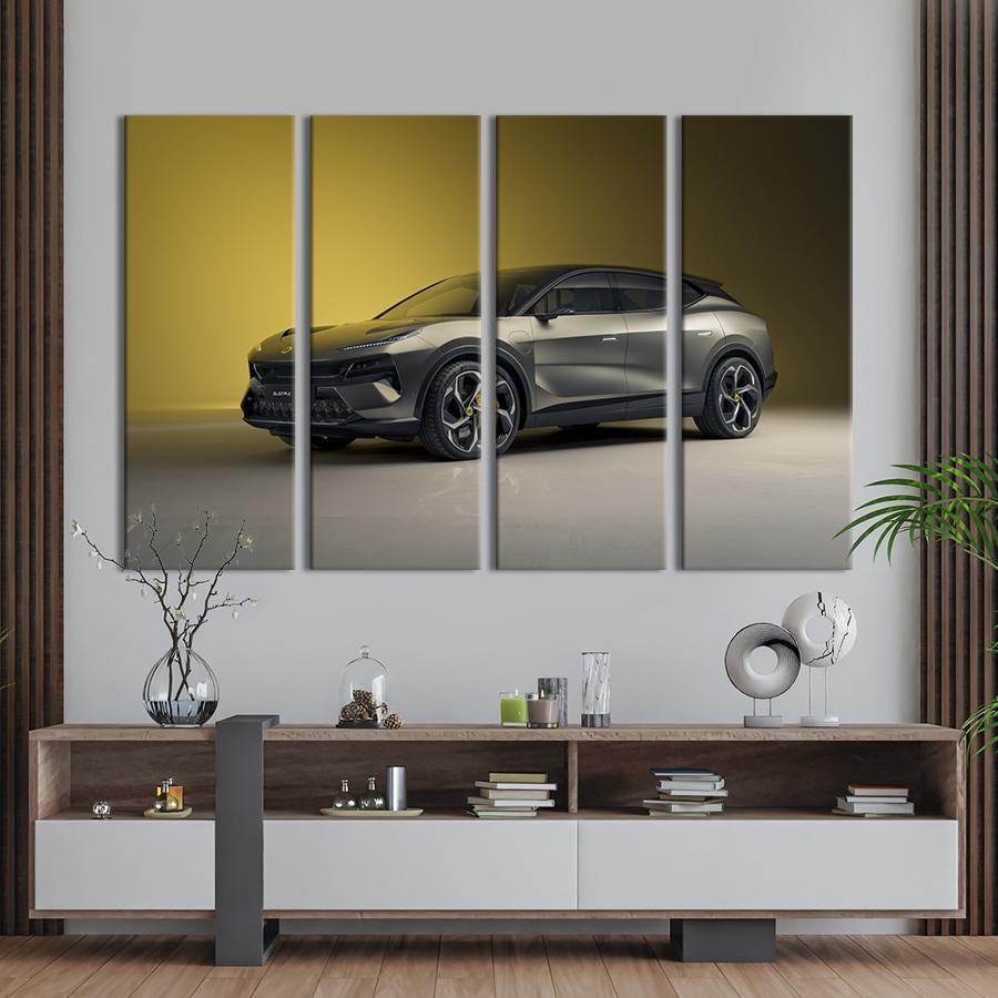 Картина на холсте Брутальный внедорожник Lotus Eletre 89x53 см (1345-41)
