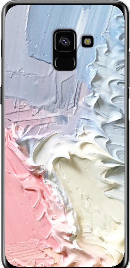 Чехол на Samsung Galaxy A8 Plus 2018 A730F Пастель v1 (3981t-1345-42517)