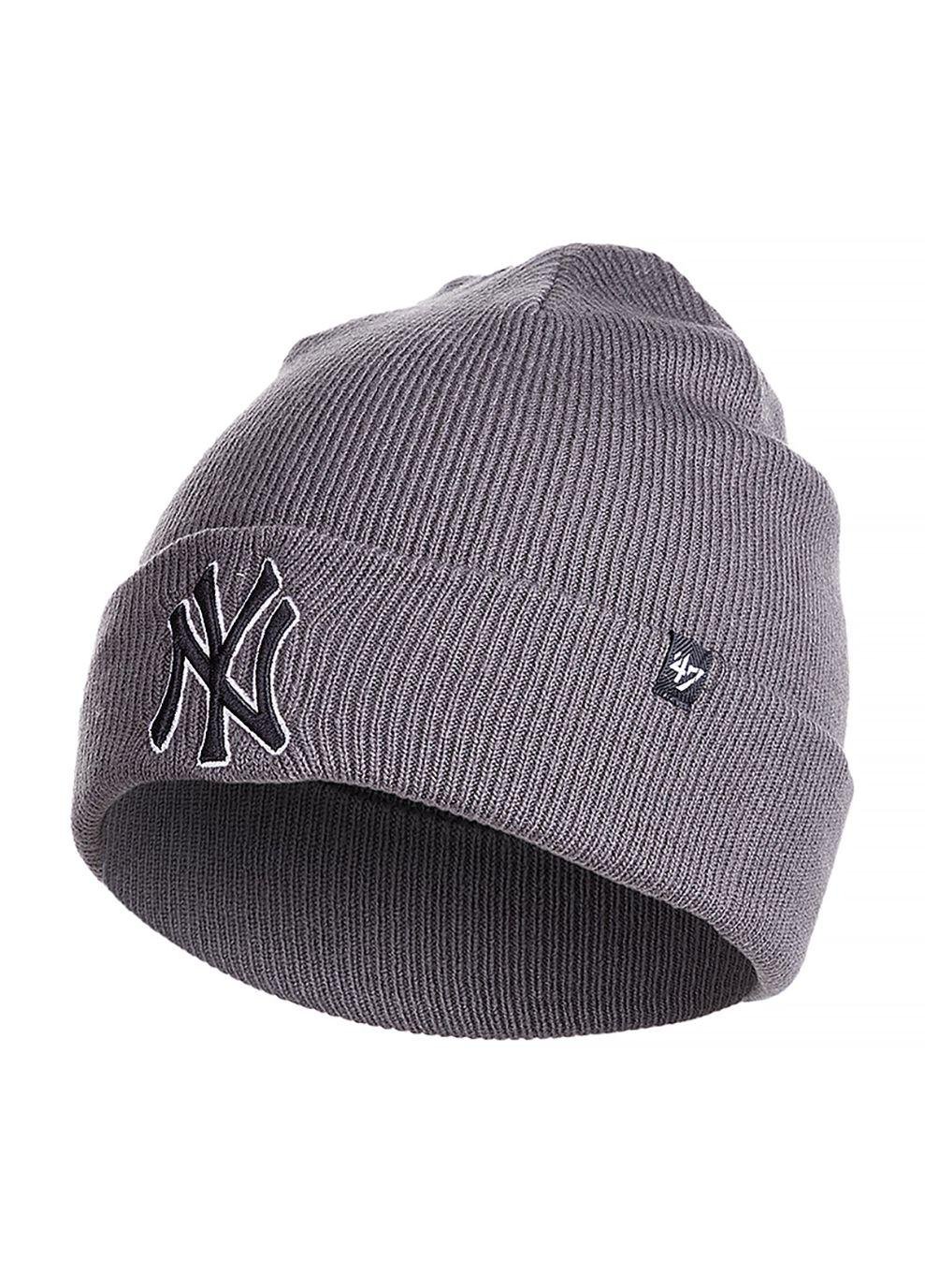 Шапка 47 Brand MLB NY YANKEES RAISED One size Серый (7dB-RKN17ACE-CCA One size)