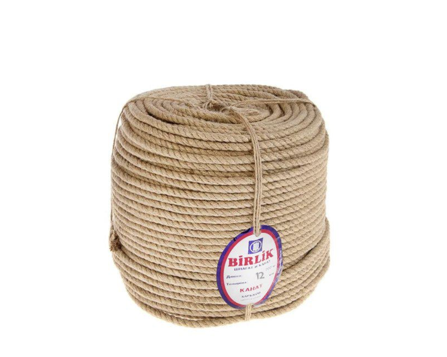 Канат витый Birlik d-12 мм 200 м (8117) Канат витый Birlik d-12 мм 200 м (8117)