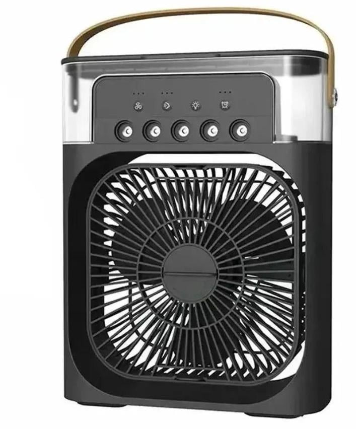 Вентилятор портативный с подсветкой AIR COOLER FAN 9418 Черный