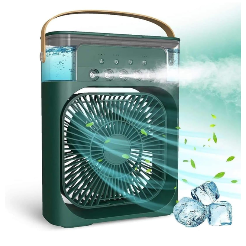 Вентилятор портативный с ночником и увлажнителем USB (2598227253) - фото 2