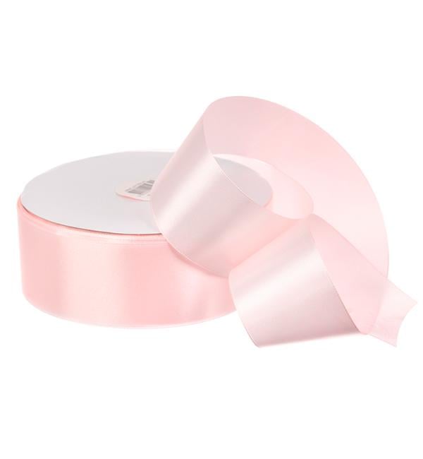 Лента атласная 5 см/91,4 м Нежно-розовый (68)