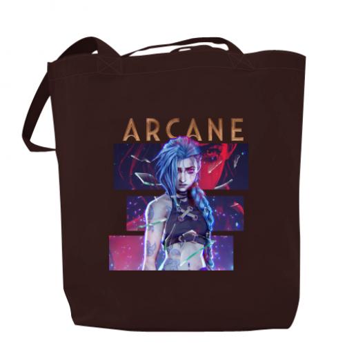 Шоппер Arcane 37x41 см Шоколадный (9885891-12-159963)