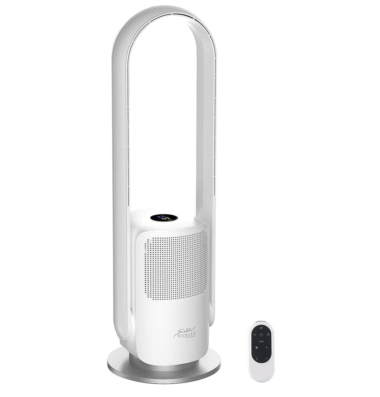 Турбовентилятор-очищувач повітря Sichler 2-в-1 360° HEPA Wi-Fi 35 Вт безлопатевий з таймером (1750131) Турбовентилятор-очищувач повітря Sichler 2-в-1 360° HEPA Wi-Fi 35 Вт безлопатевий з таймером (1750131)