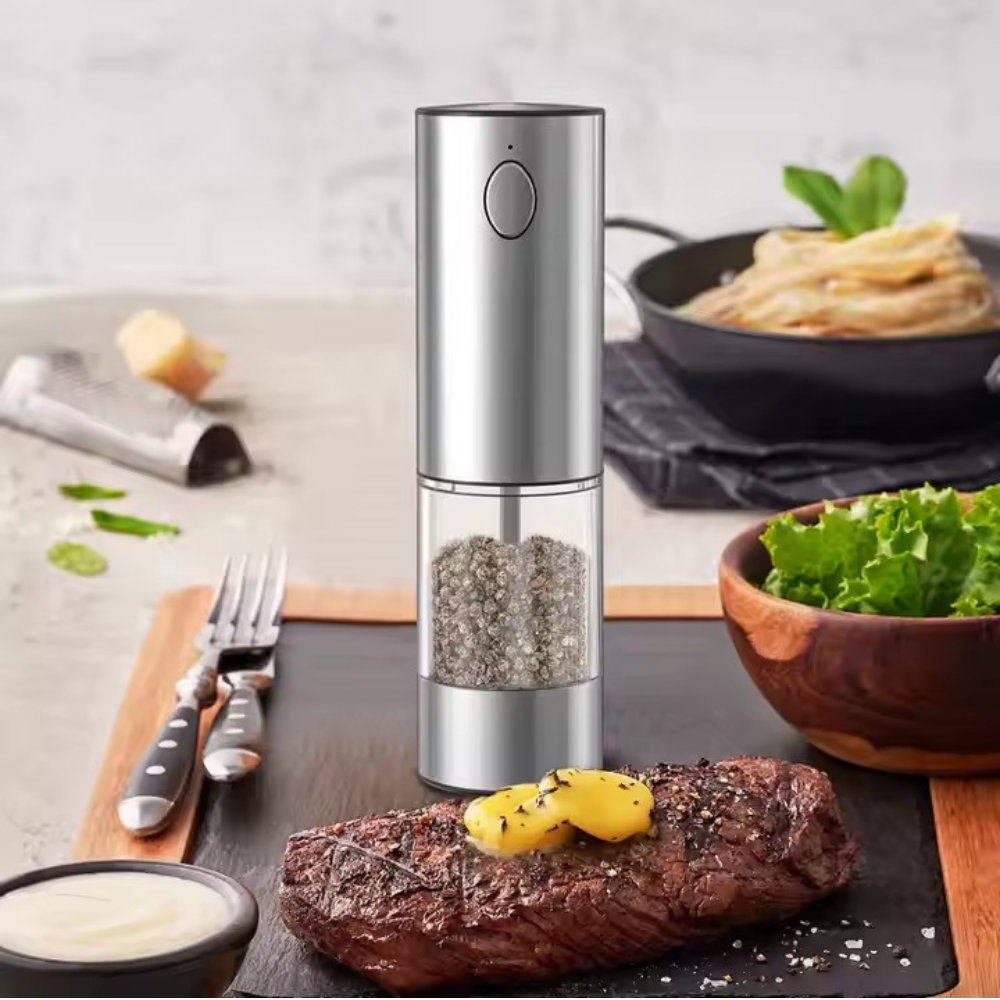 Набір млинів для перцю та солі акумуляторні електричні автоматичні - фото 8