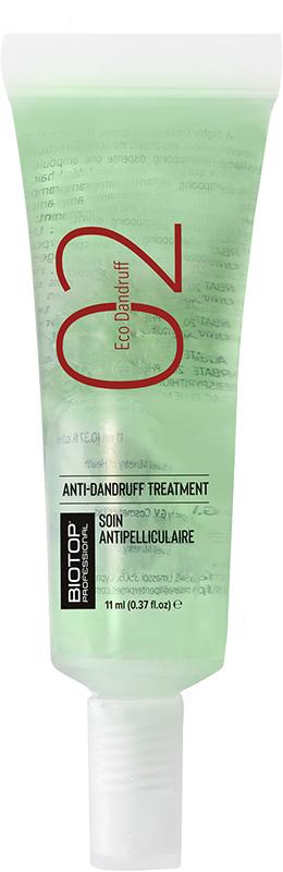 Ампула против перхоти BIOTOP 02 Eco Dandruff борьба с жирностью и успокаивающий эффект 1x11 мл (46050)