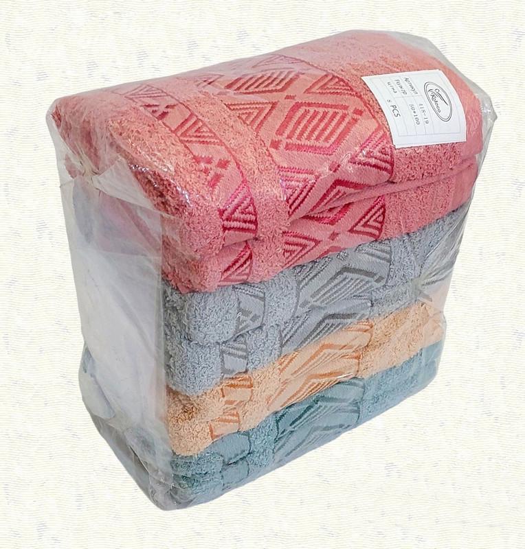 Набор махровых полотенец 01 50х100 см 8 шт. (6868) - фото 2