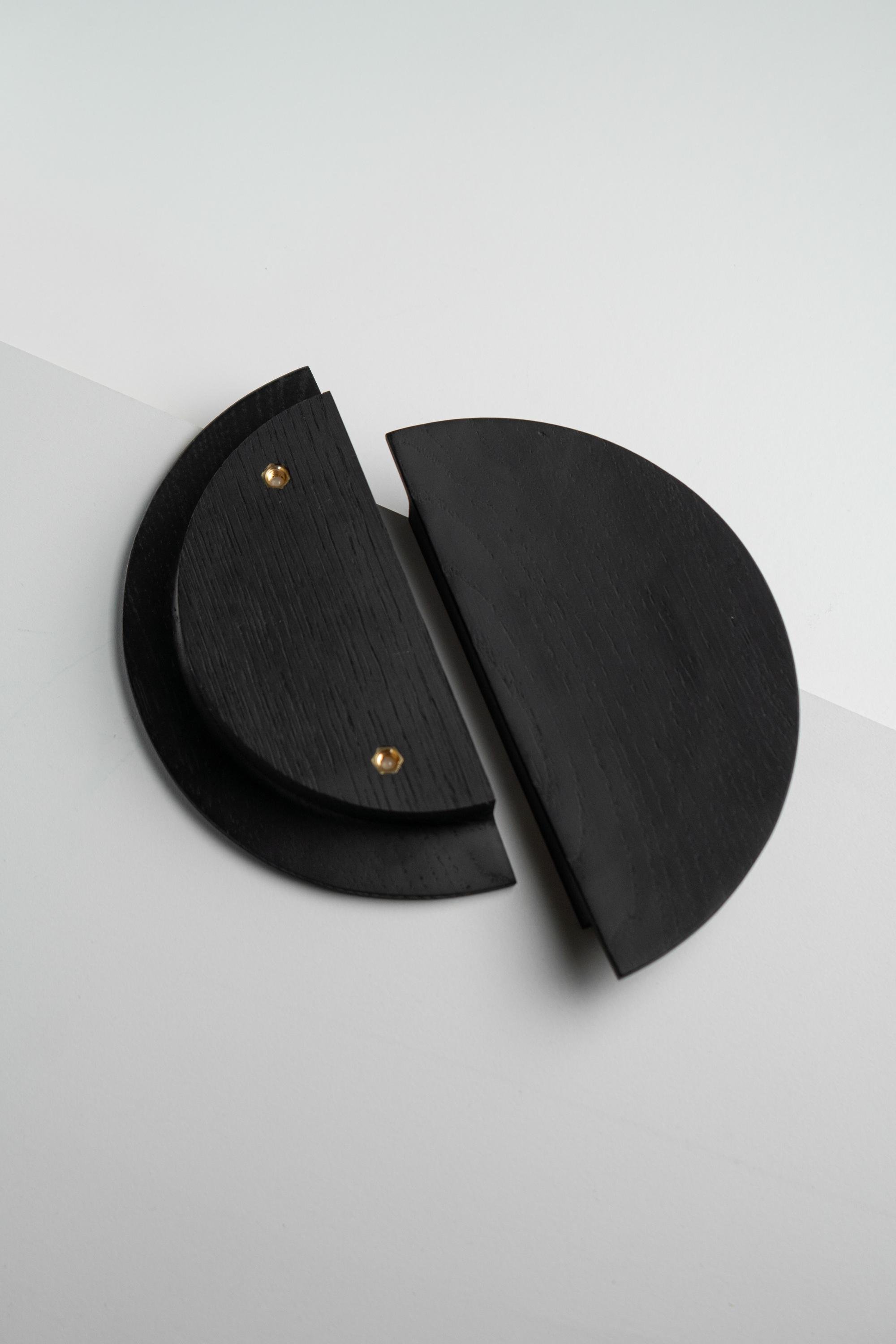 Ручка меблева Duet 3 дерев'яна 180 мм Black - фото 9