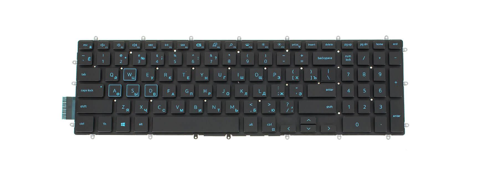 Клавиатура для ноутбука Dell Inspiron G3 3593 подсветка клавиш (0KX8XW)