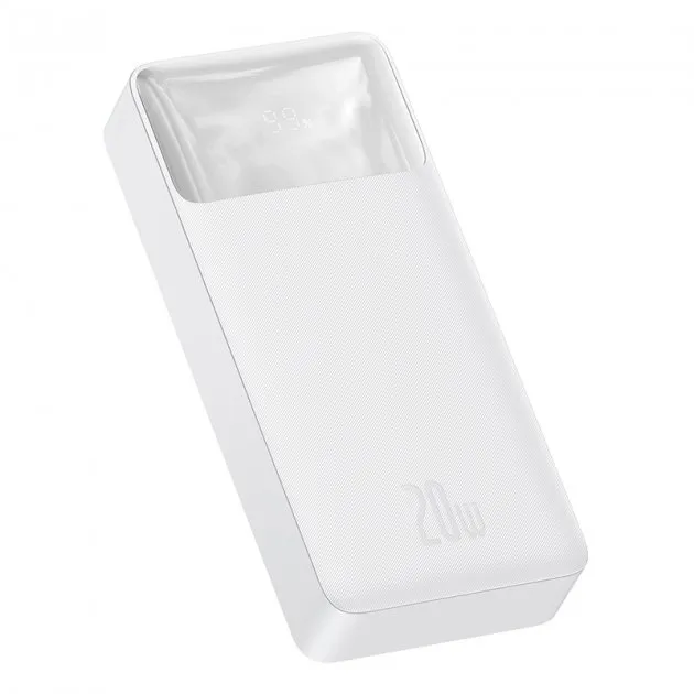 Внешний аккумулятор Baseus Bipow Overseas 20W 20000 mAh White (PPBD050302/PPDML-M02) - фото 2