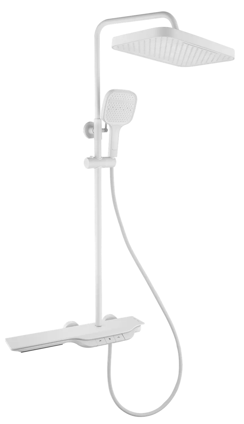 Душевая колонна MIXXUS Premium SPACE-009-J с термостатическим смесителем 3 режима White (MI6543)