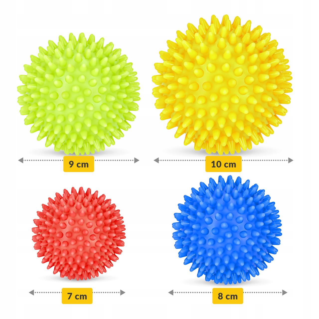 Мячи массажные с шипами 4fizjo Spike Balls 4 шт. (P-5907739310514) - фото 3 Мячи массажные с шипами 4fizjo Spike Balls 4 шт. (P-5907739310514) - фото 3