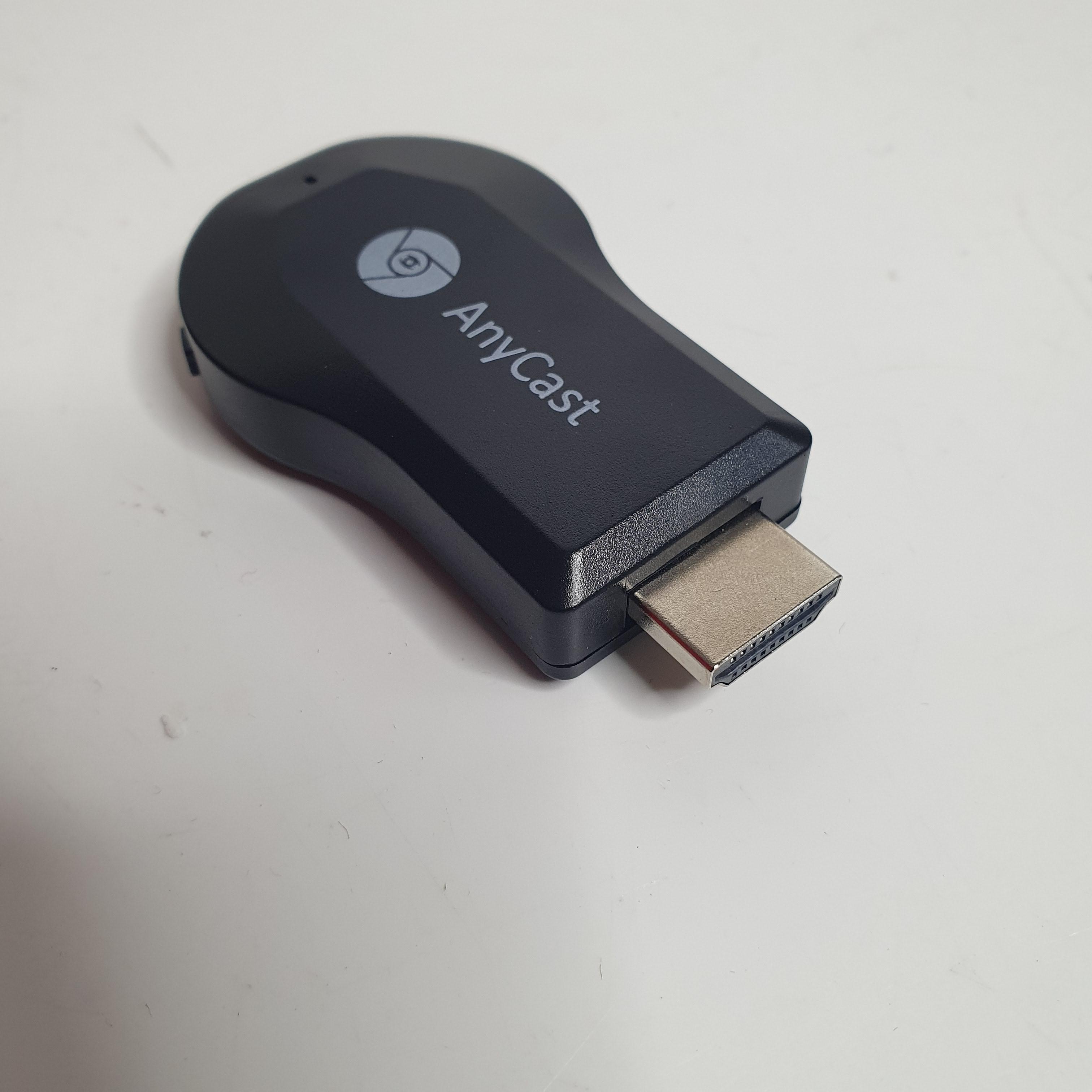 Приймач для трансляції екрану AnyCast Dongle Wifi Display бездротовий Чорний (WDRDA-1)