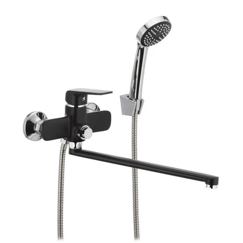 Смеситель для ванны MIXXUS Oregon 006 из силумина Черный (MX0007)