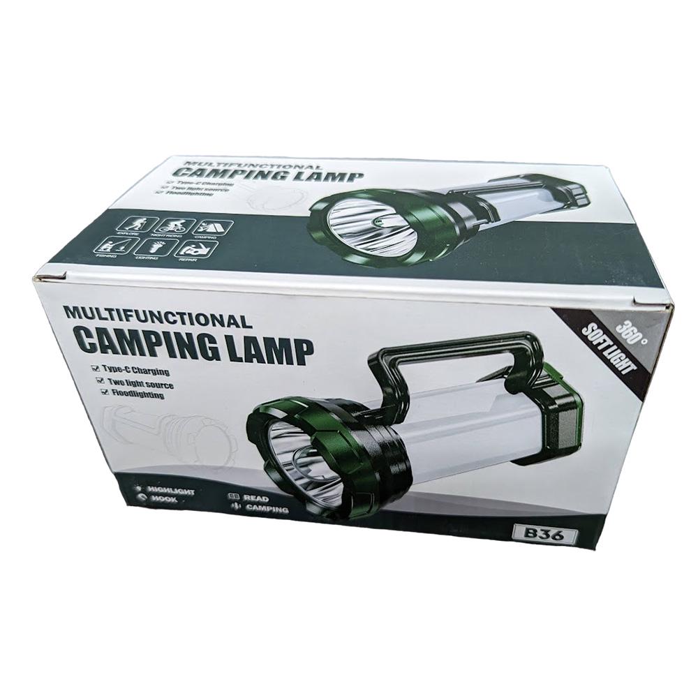 Ліхтар світлодіодний Camping Lamp B36 2000 mAh 300Lm Зелений (ULT-8357059) - фото 9