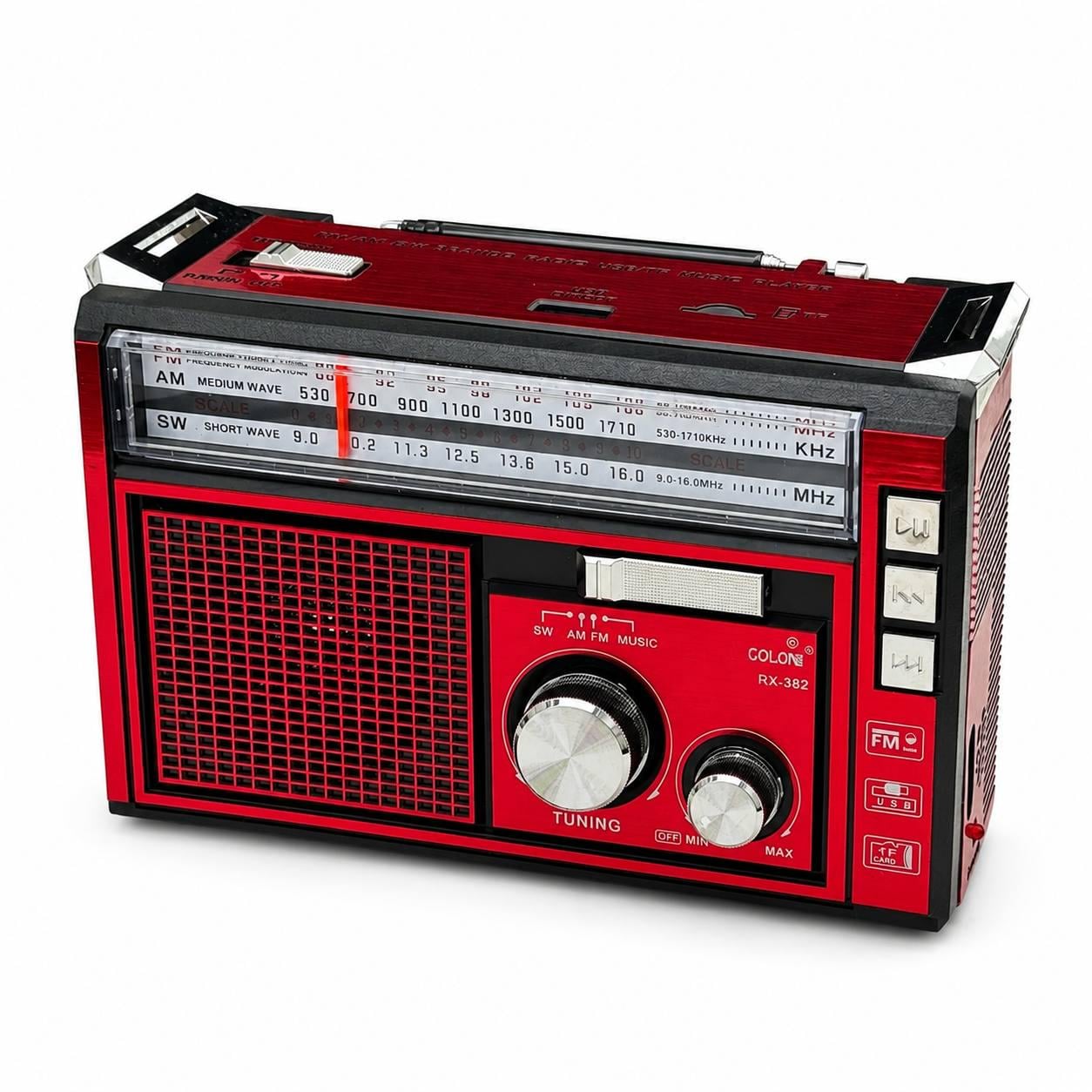 Радиоприемник Golon RX-382 пFM/AM/SW/USB/TF-карты/фонарик (M1151) Радиоприемник Golon RX-382 пFM/AM/SW/USB/TF-карты/фонарик (M1151)