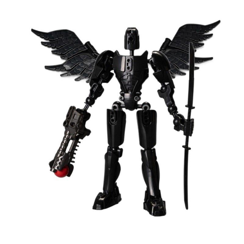 Фигурка Titan Lucky 13 Dummy подвижный любимец детей с крыльями Черный (23286119) Фигурка Titan Lucky 13 Dummy подвижный любимец детей с крыльями Черный (23286119)